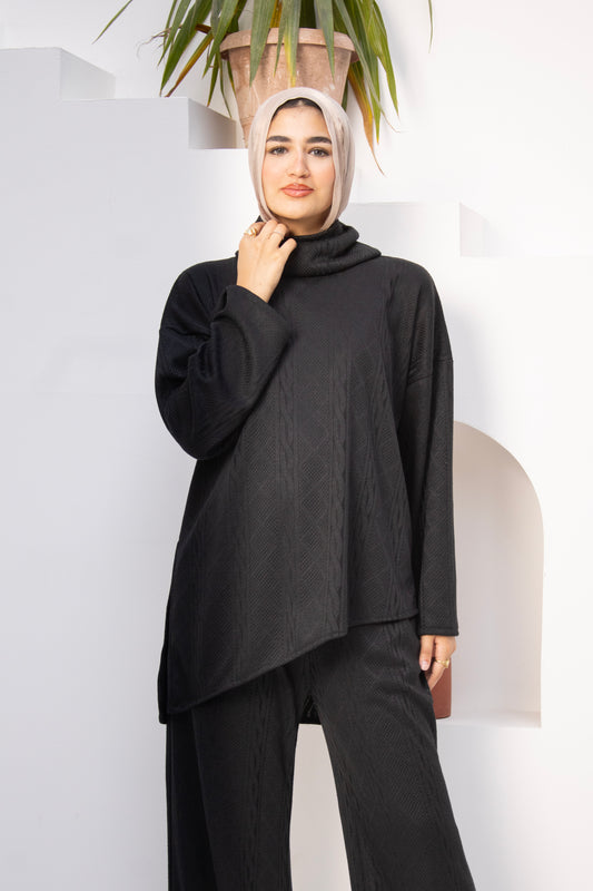 Textured Knit Co-Ord Set