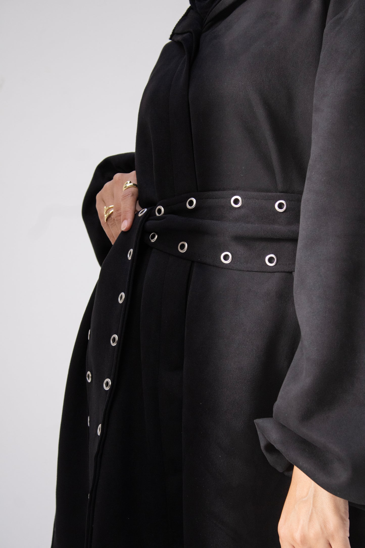 Belted Hooded Jacket