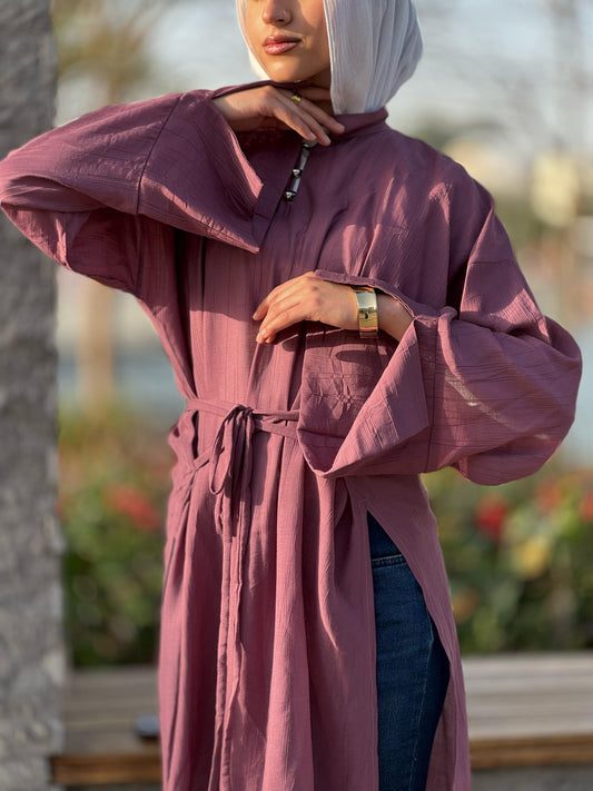 Belted casual tunic