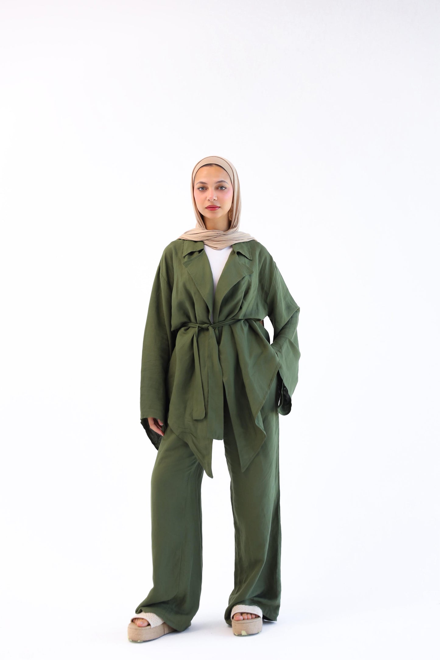 Linen drape set