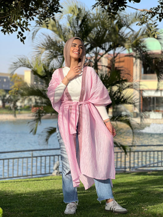 Butterfly belted cape