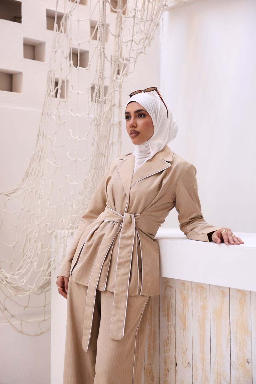 Tie-waist elegance set
