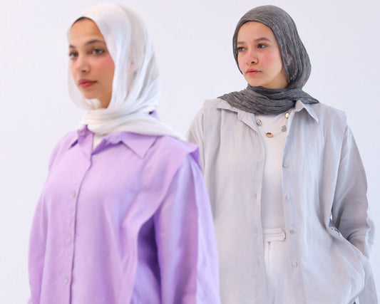 Pure Linen Wrap Shirt