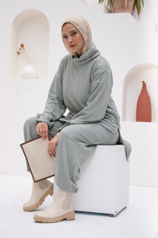 Textured Knit Co-Ord Set