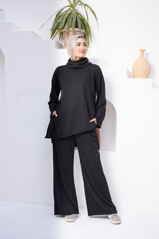 Textured Knit Co-Ord Set
