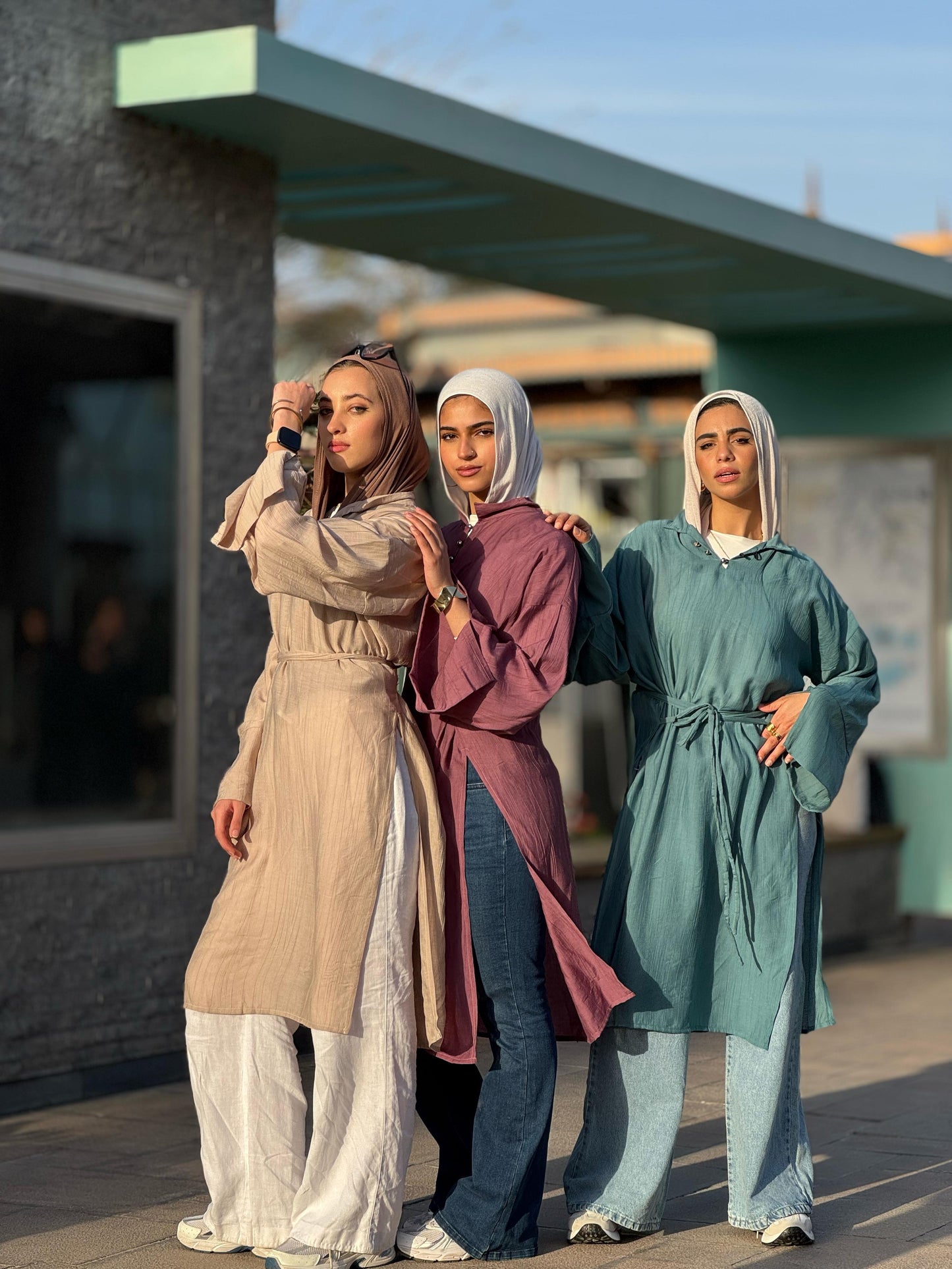 Belted casual tunic