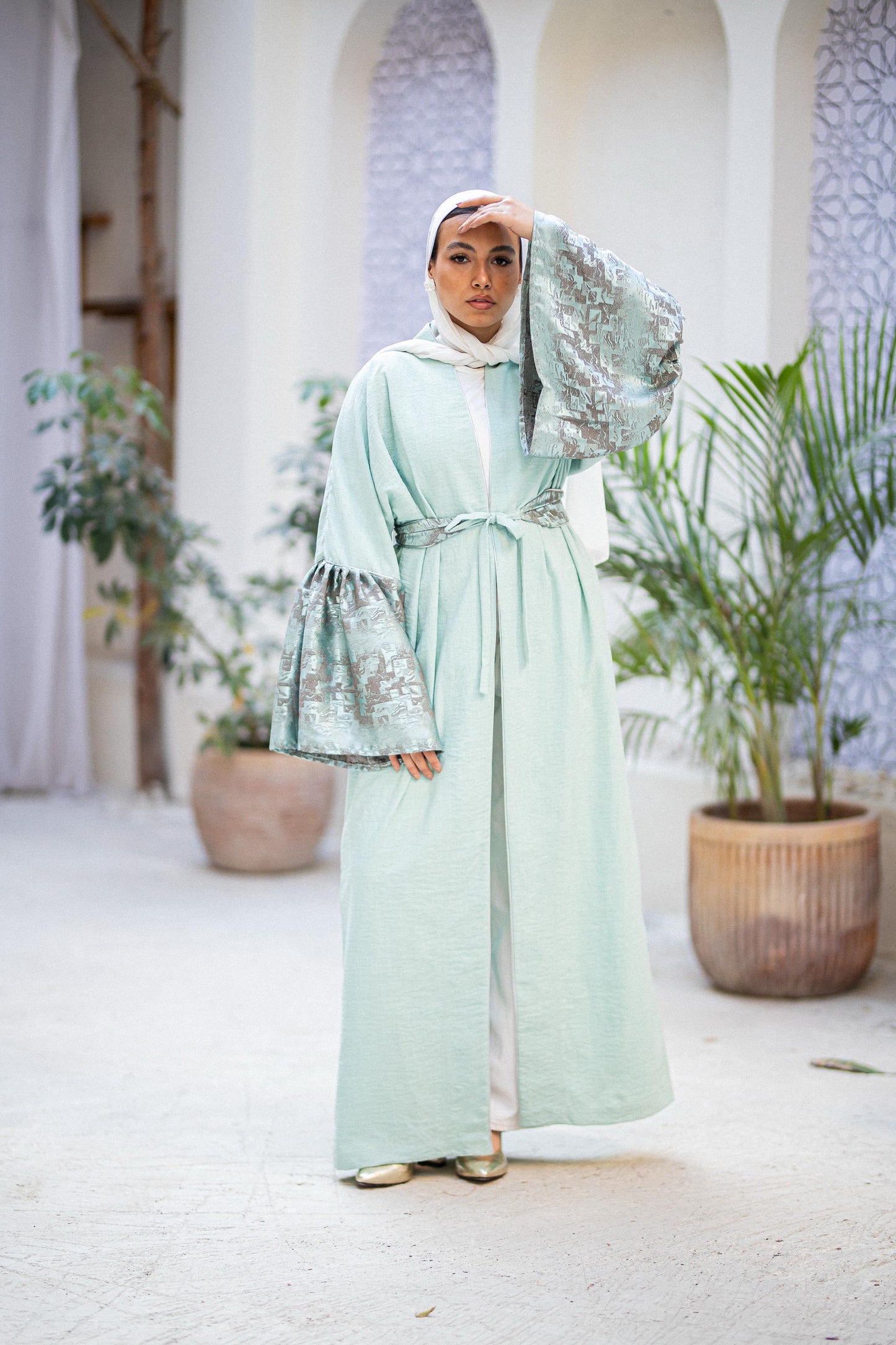 Puffy Sleeves Kaftan