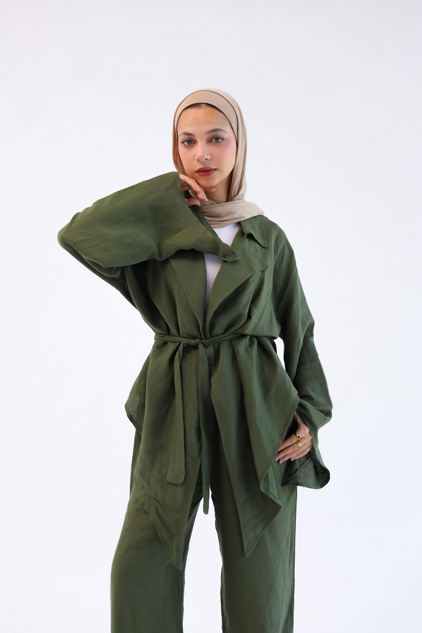 Linen drape set