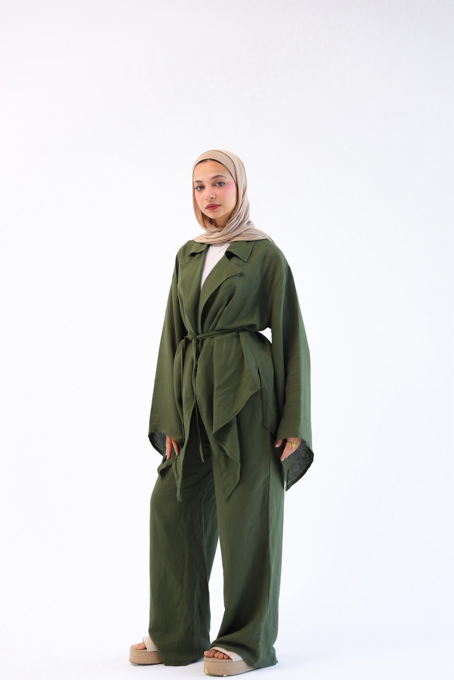 Linen drape set
