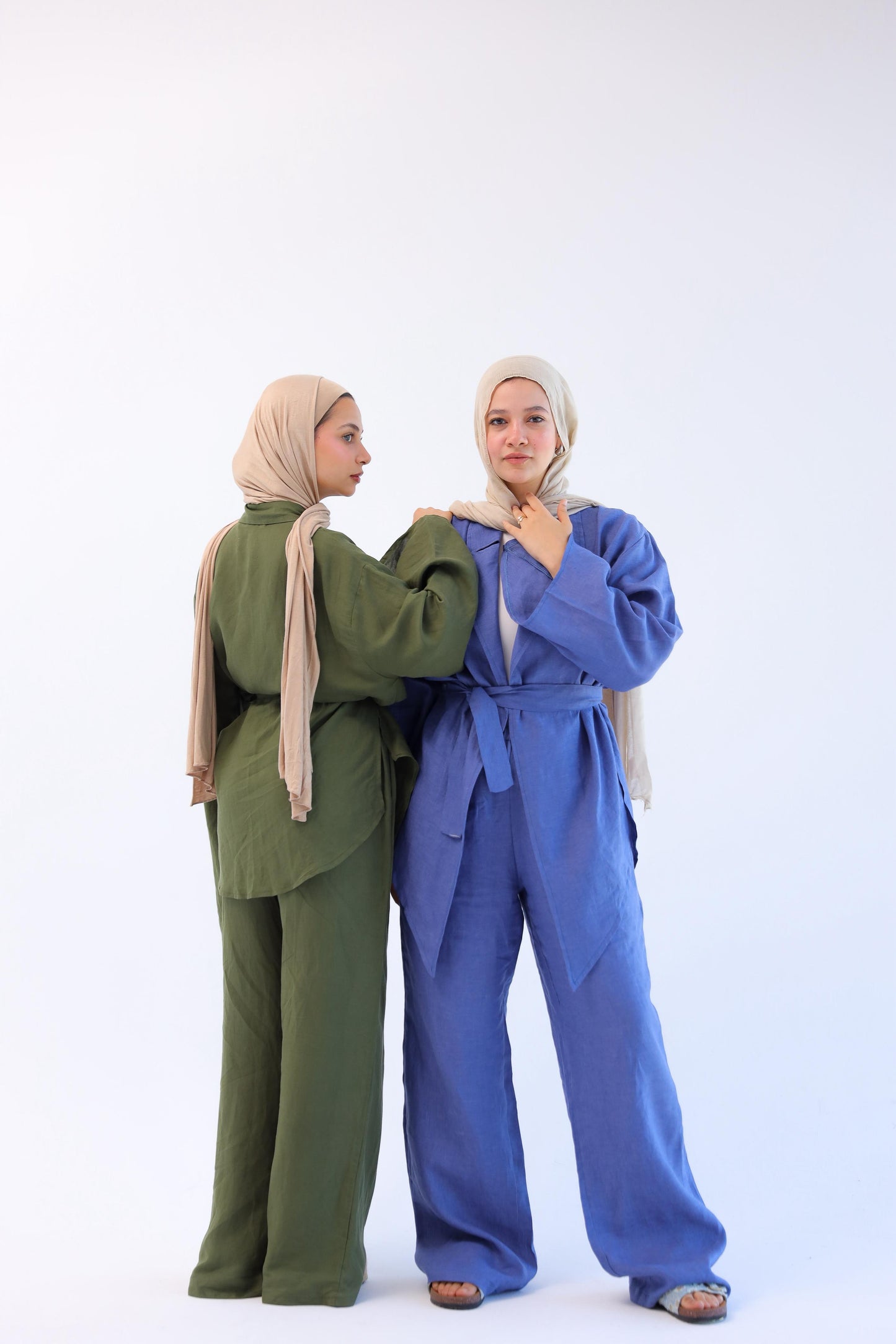Linen drape set