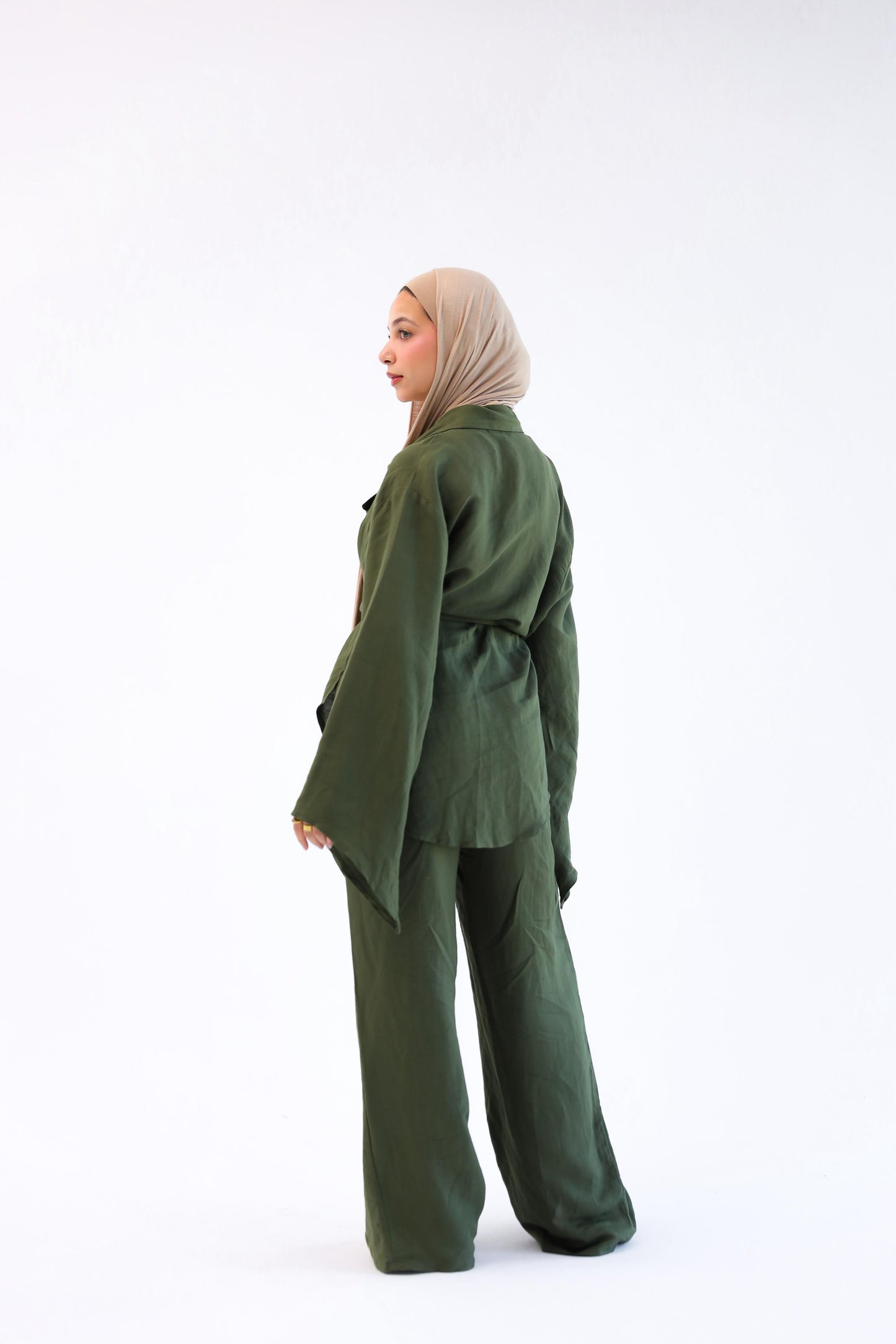 Linen drape set