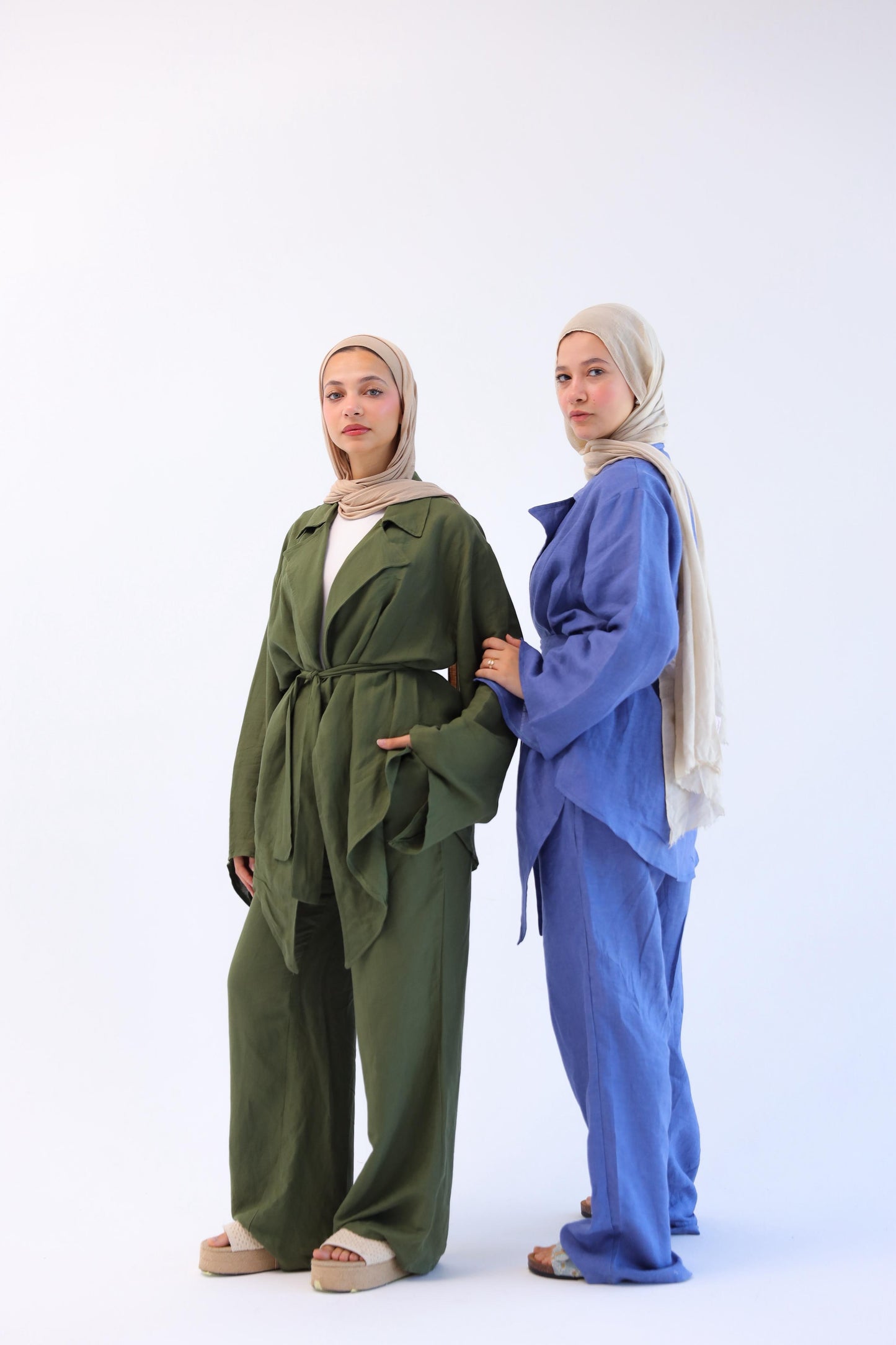 Linen drape set