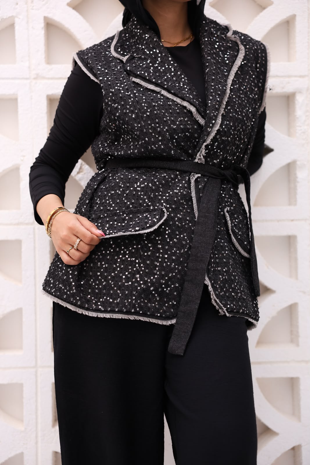 Ava Belted Vest