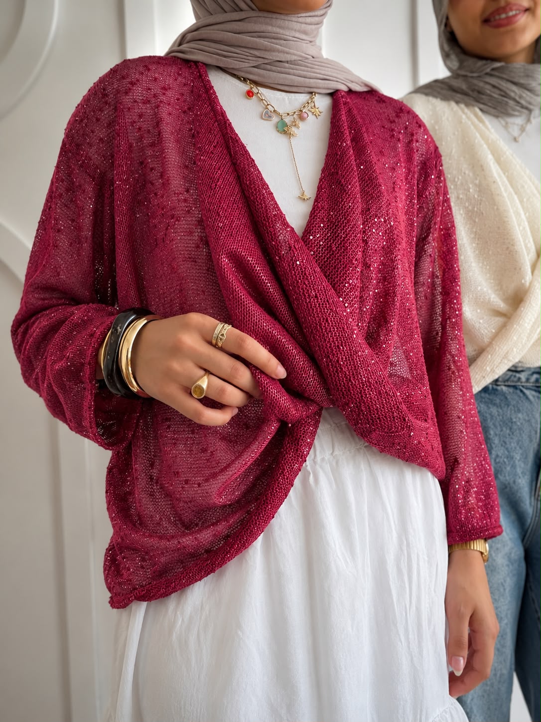 Glow Knit blouse