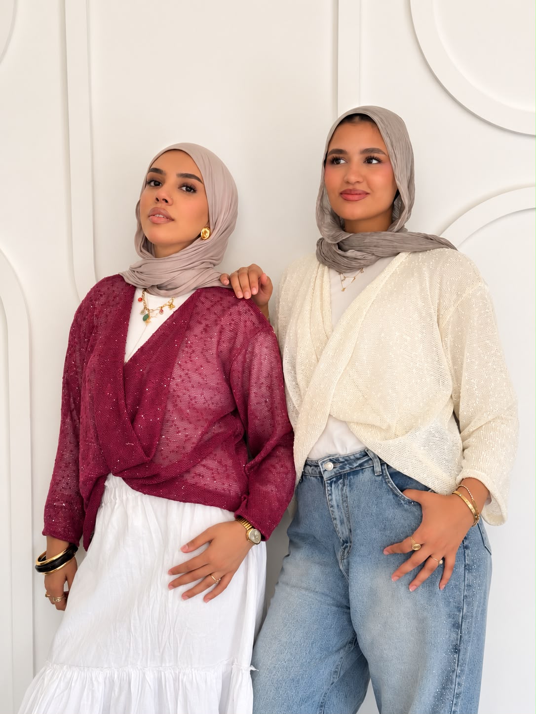Glow Knit blouse