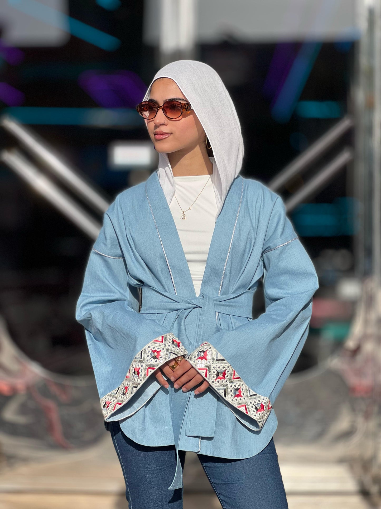 Soft Denim kimono