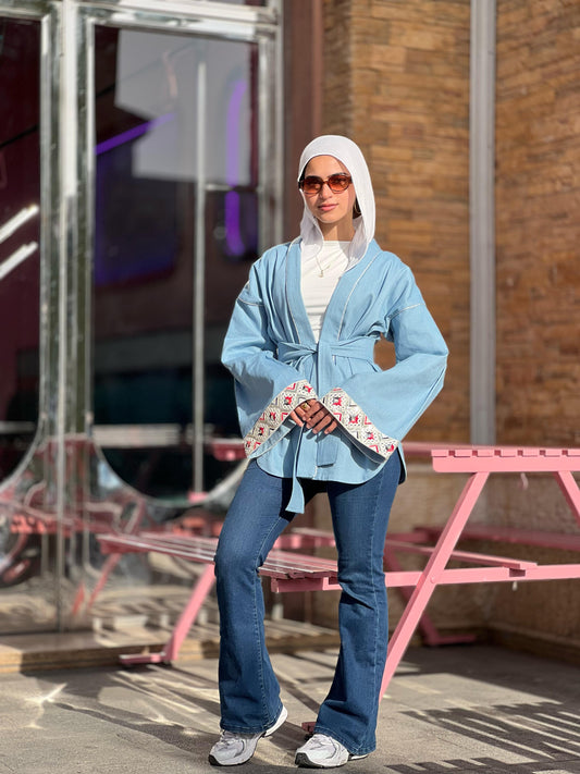 Soft Denim kimono