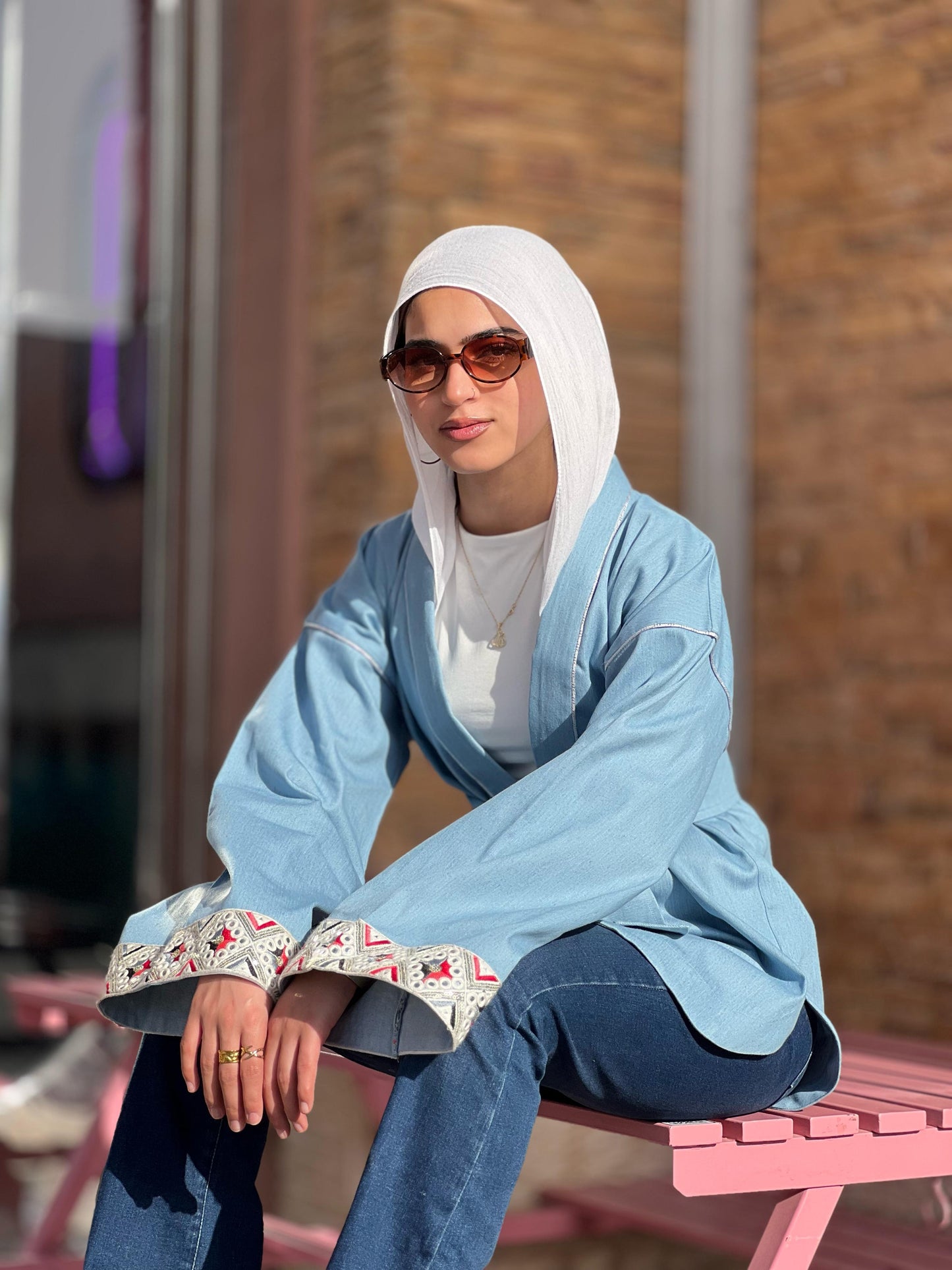 Soft Denim kimono