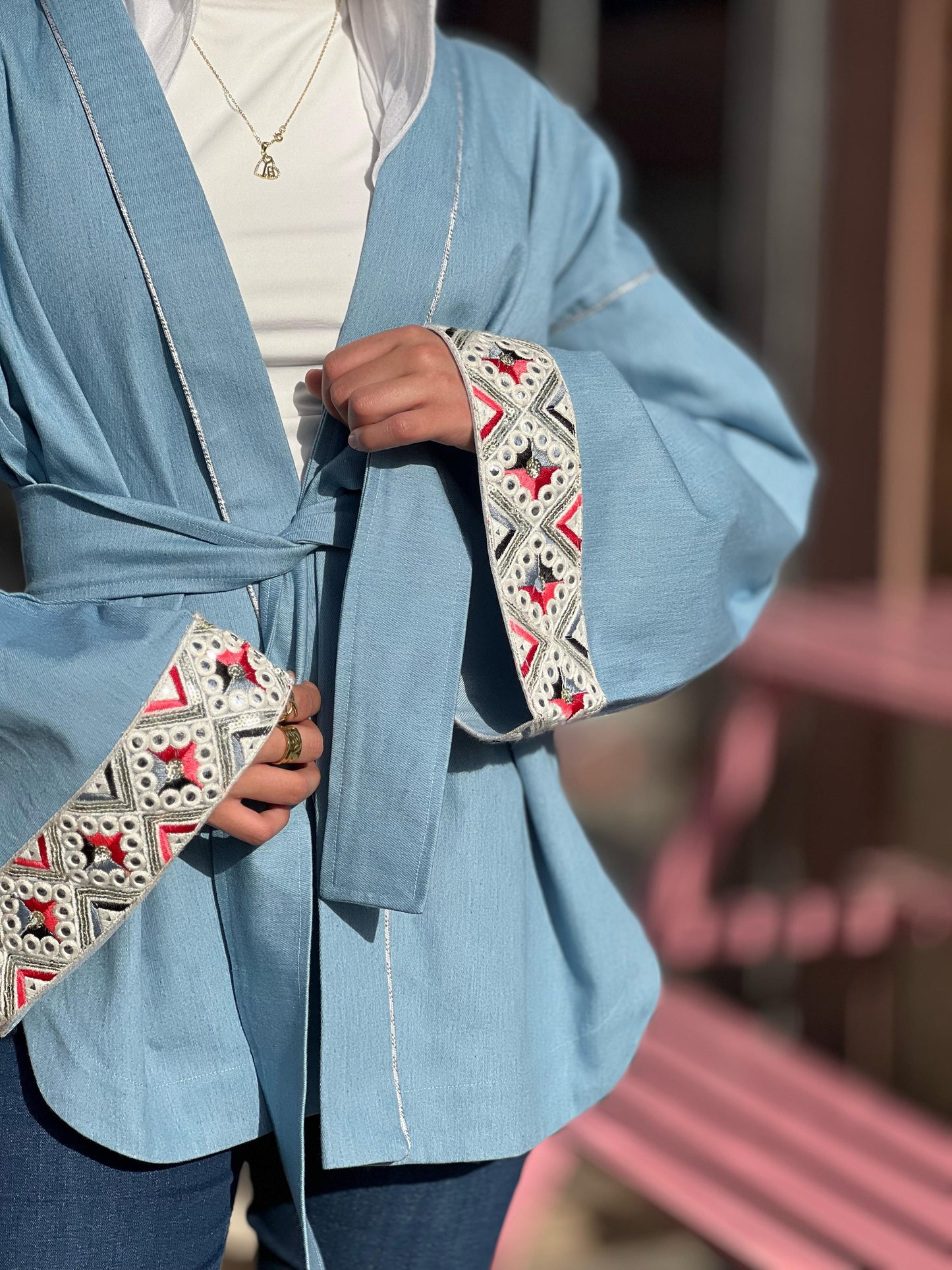 Soft Denim kimono