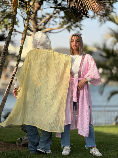 Butterfly belted cape