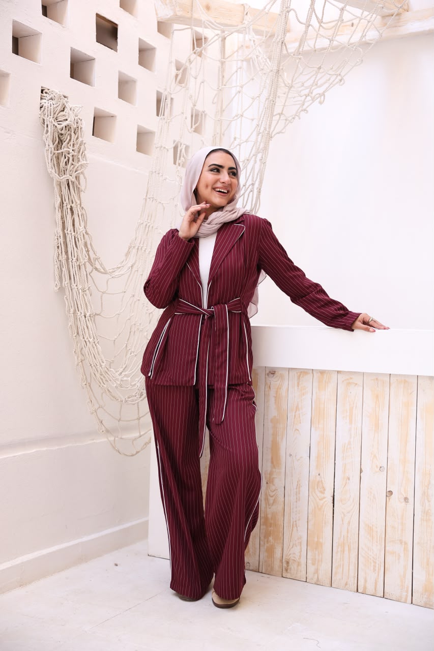 Tie-waist elegance set
