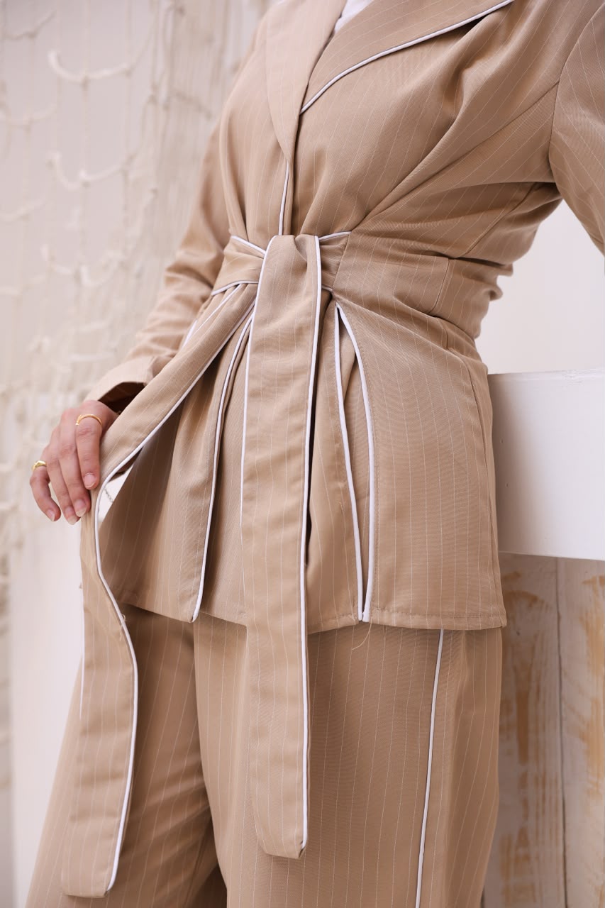 Tie-waist elegance set